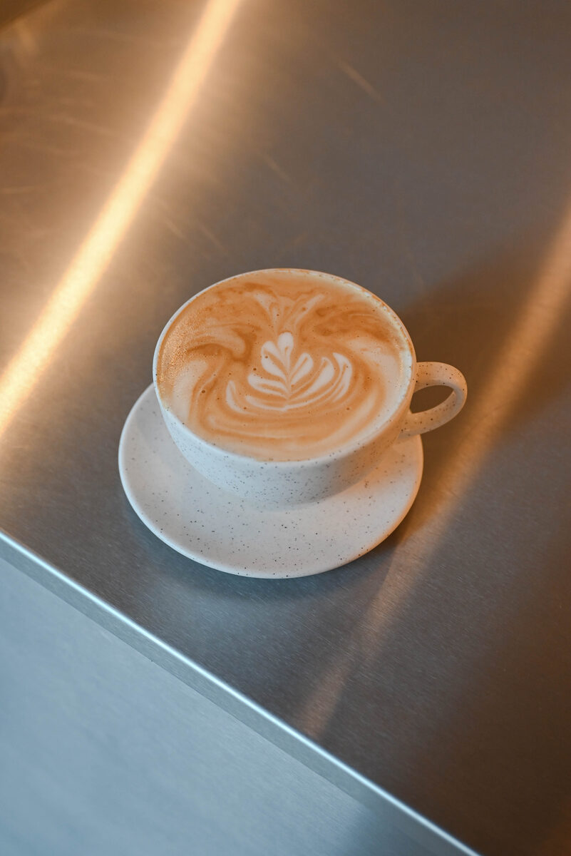 Cappuccino con arte latte