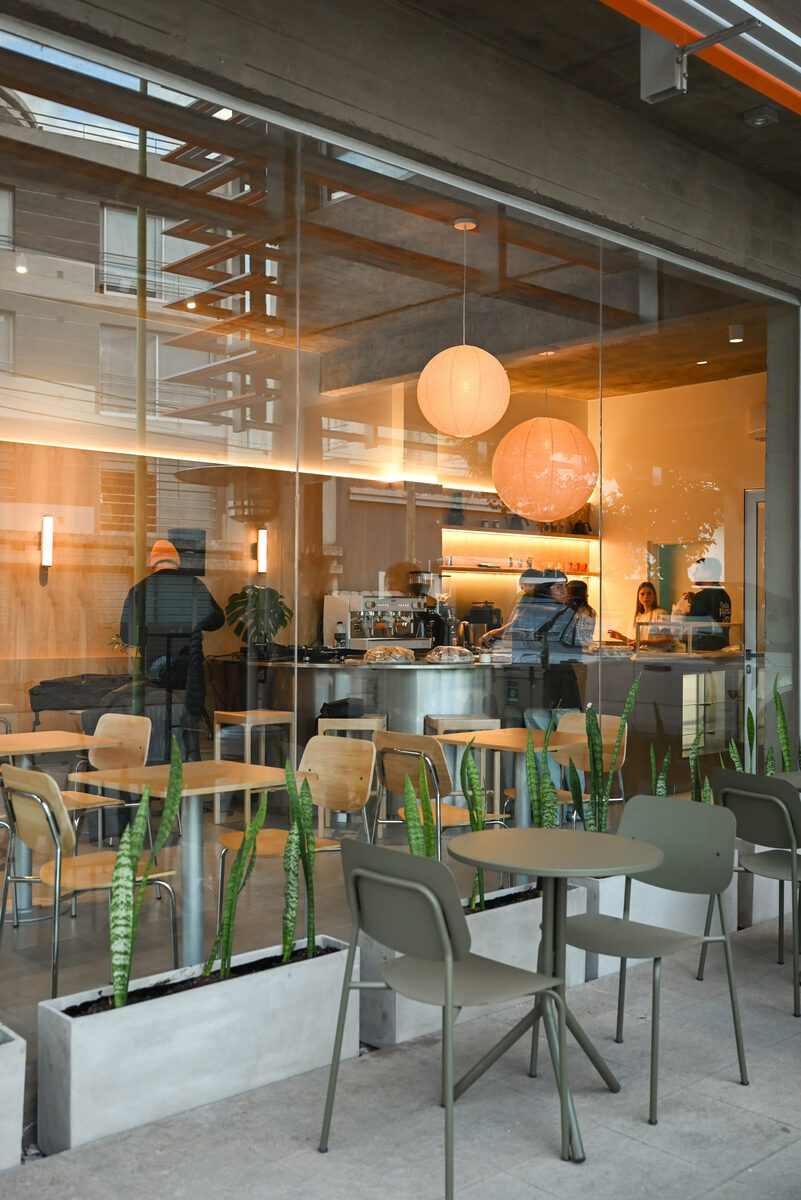 La fachada de Par3 Café